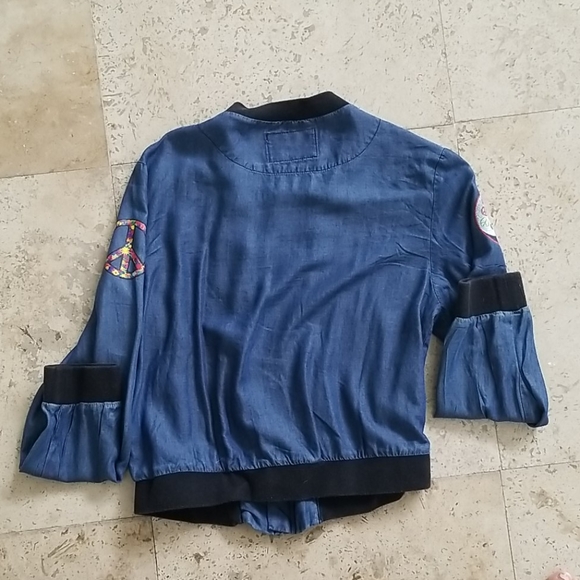 Denim bomber jacket - Picture 3 of 5